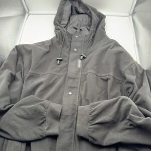 Rivers West Mens XXL 2XL Waterproof Fleece Lined Jacket Black Pockets Holder